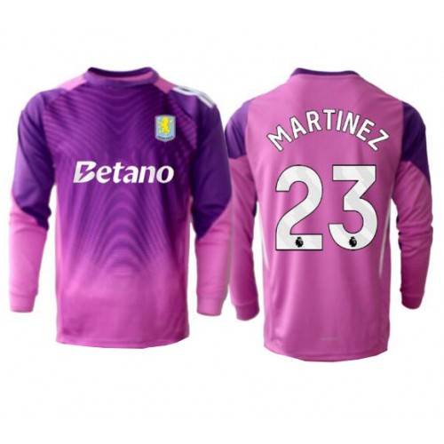 Moški Nogometni dresi Aston Villa Emiliano Martinez #23 Vratar Tretji 2025-26 Dolgi Rokav
